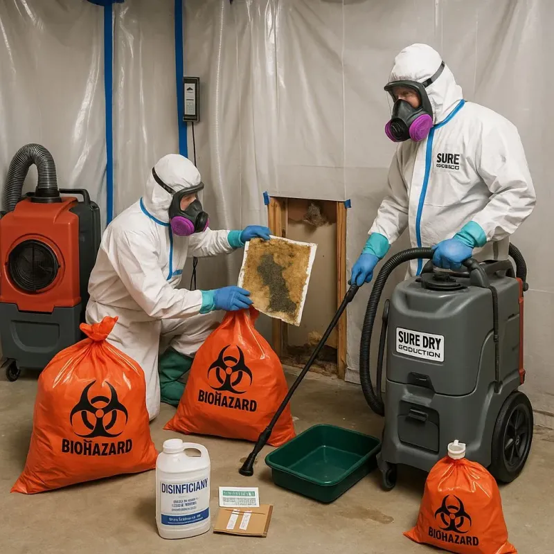 Contaminated Water Handling Protocols process in Lowry Crossing, TX